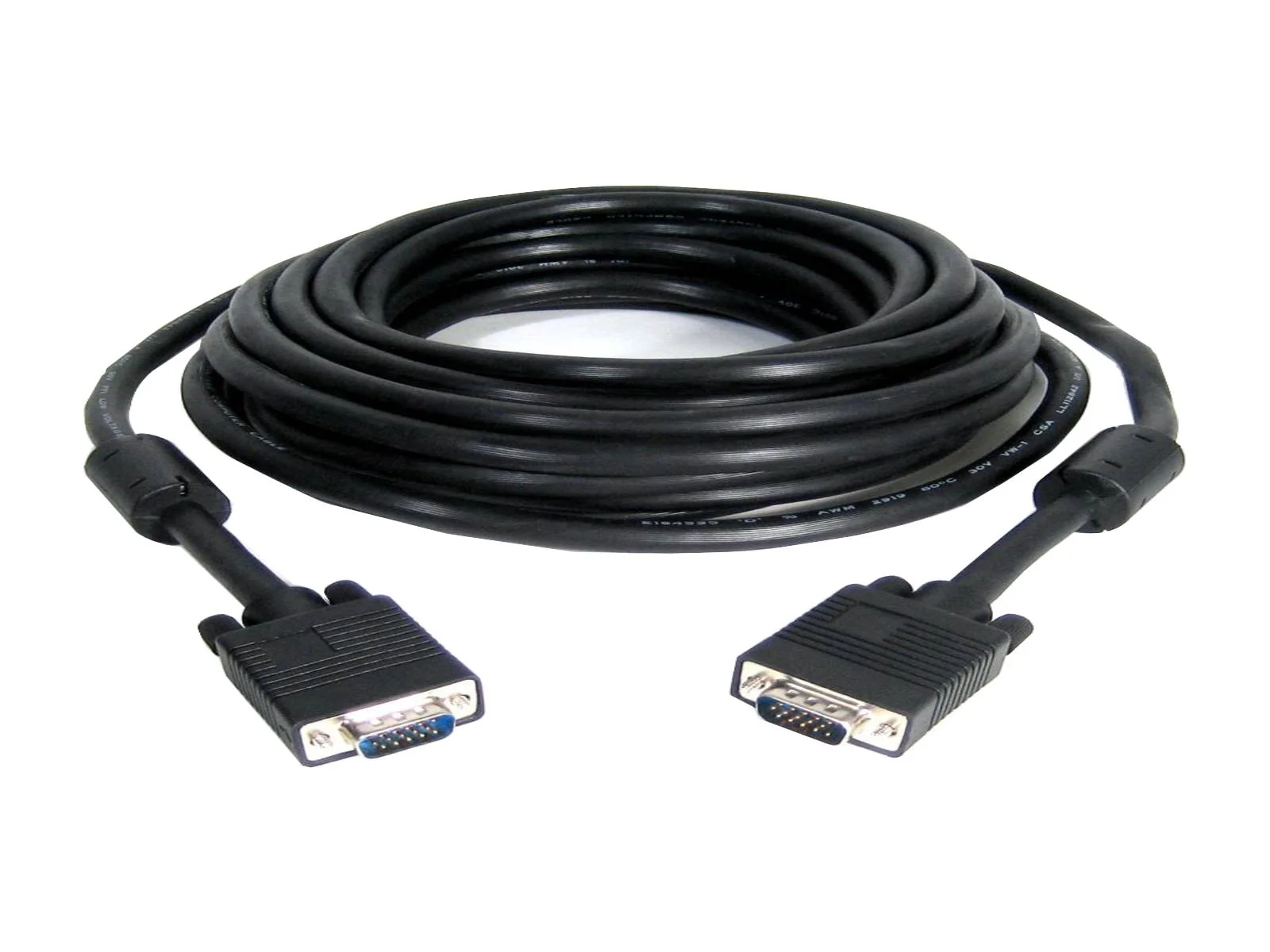 Dell TF308 HD 15-pin Male-Male VGA Monitor Cable 6ft (Black) (TF308-HTN6-8BN)