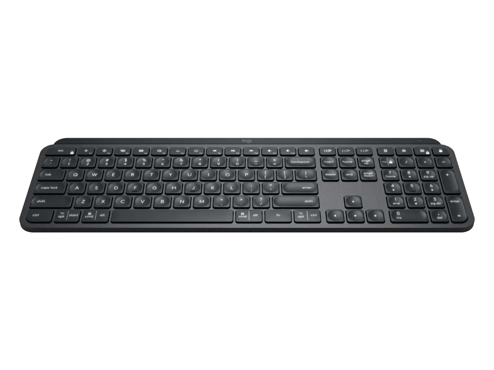 Logitech MX Keys Wireless Rechargeable Illuminated Keyboard (920-009294) - Image 2