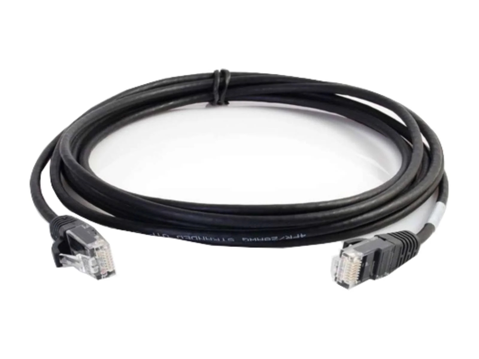 Monitors.com Cat6 Snagless Unshielded Slim Ethernet Network Patch Cable 10ft (Black) - Image 2